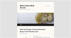 Desktop Screenshot of milliondollarmlmsecrets.com